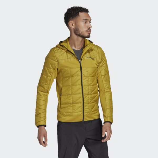 Veste Isolante Multi-hybride Terrex Olive Adidas