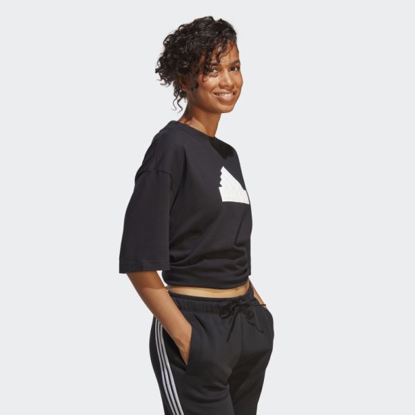 Future Icons Badge Of Sport T-shirt Boyfriend Adidas Noir