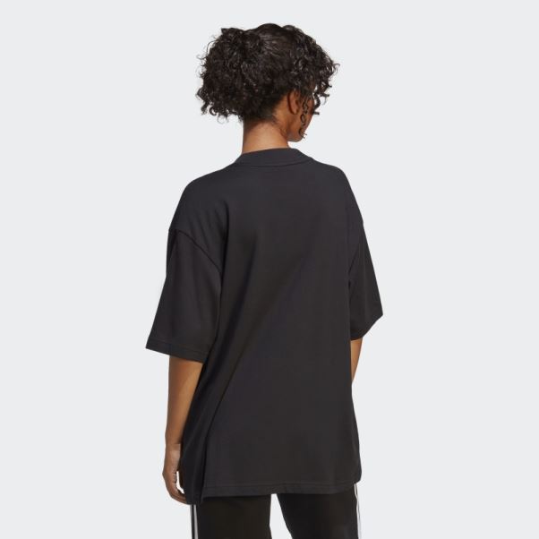 T-shirt Noir Future Icônes Insigne De Sport Petit Ami Adidas