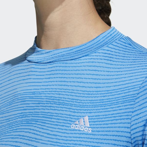 Made To Be Remade Chemise Manches Longues Col Cheminée Bleu Adidas