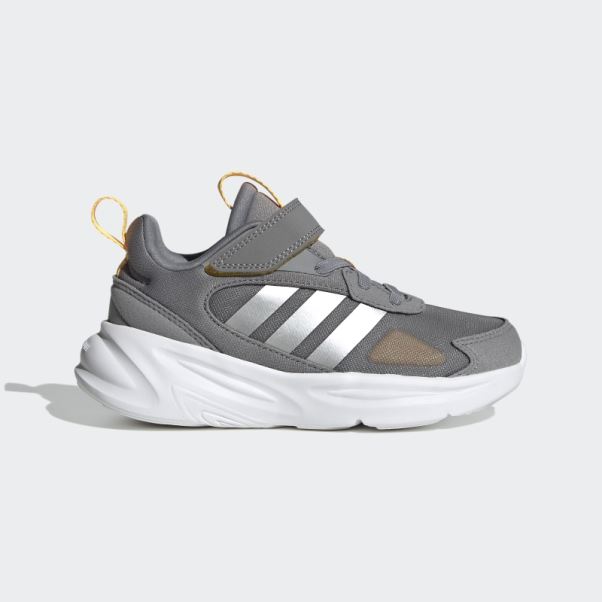 Ozelle Running Lifestyle Elastic Lace With Top Strap Chaussures Gris Adidas