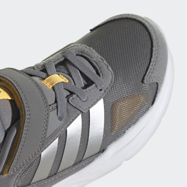 Ozelle Running Lifestyle Elastic Lace With Top Strap Chaussures Gris Adidas