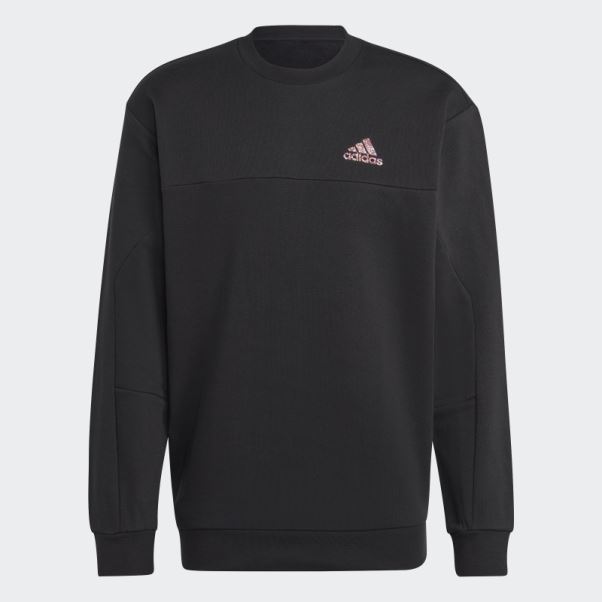 Sweat Adidas Stadium Polaire Badge Of Sport Noir