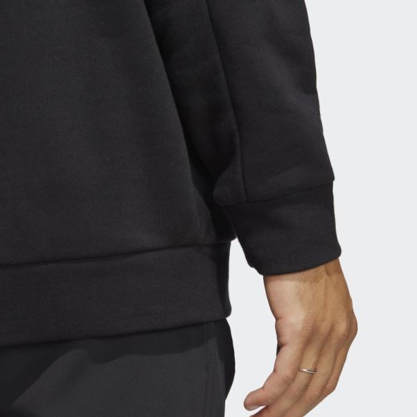 Sweat Adidas Stadium Polaire Badge Of Sport Noir