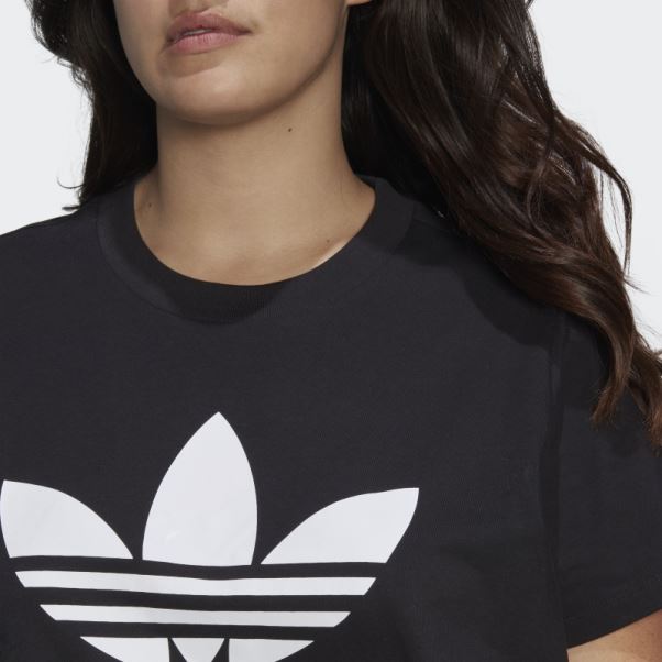 T-shirt Trèfle Adidas Adicolor Classics Noir (taille Plus)