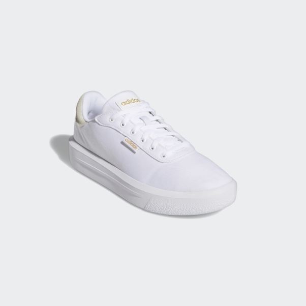 Adidas Court Platform Cln Chaussures Blanc