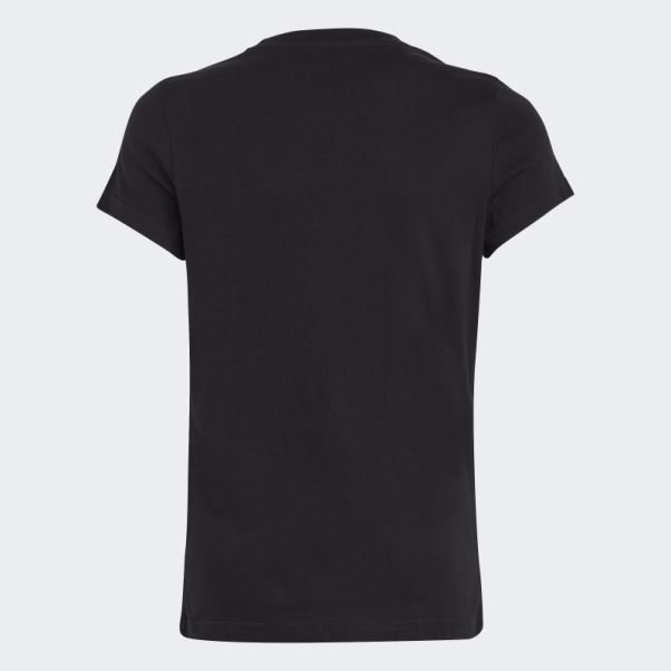 T-shirt En Coton à Gros Logo Adidas Essentials Noir