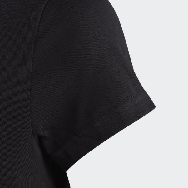 T-shirt En Coton à Gros Logo Adidas Essentials Noir