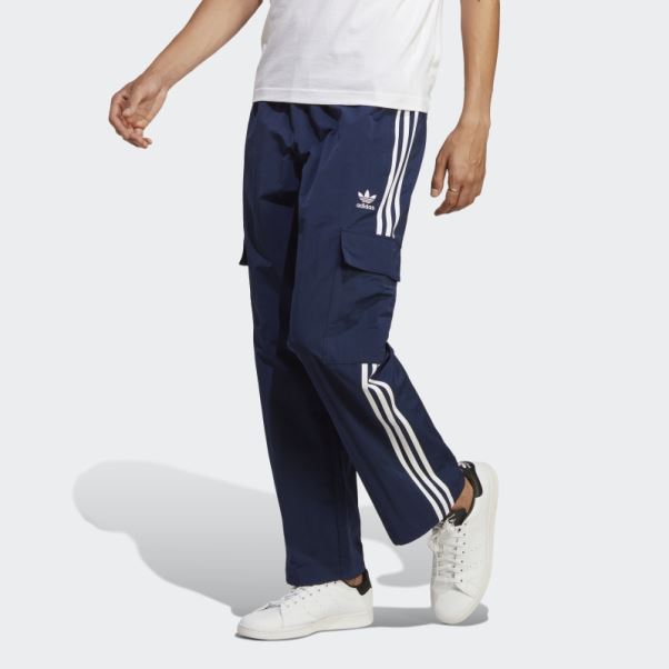 Pantalon Cargo à 3 Bandes Adicolor Classics Indigo Nuit Adidas