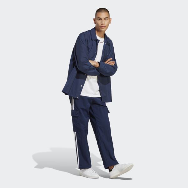 Pantalon Cargo à 3 Bandes Adicolor Classics Indigo Nuit Adidas