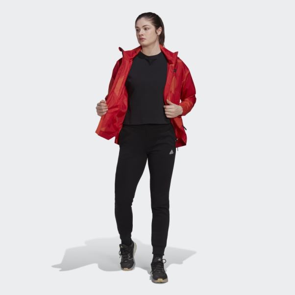 Veste Marimekko Traveer Rain.rdy Adidas Orange