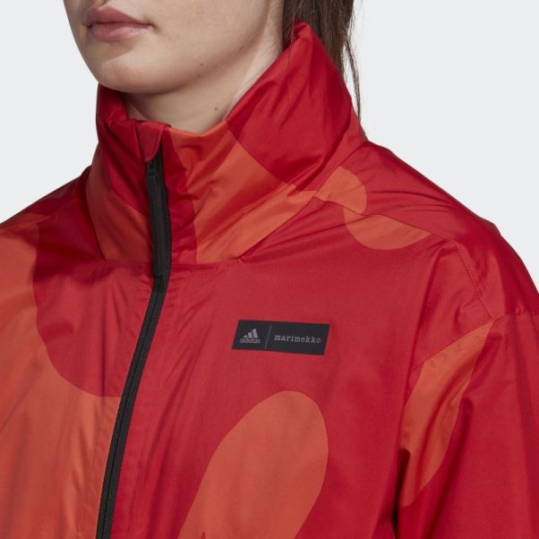 Veste Marimekko Traveer Rain.rdy Adidas Orange