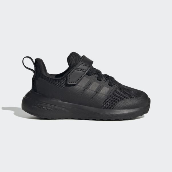 Adidas Fortarun 2.0 Cloudfoam Elastic Lace Chaussures Carbone Chaud