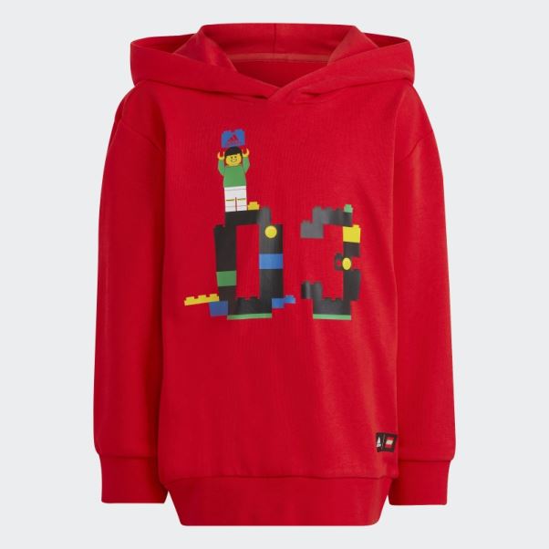 Sweat à Capuche Adidas X Classic Lego Rouge