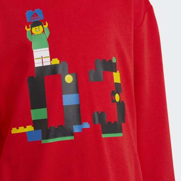 Sweat à Capuche Adidas X Classic Lego Rouge