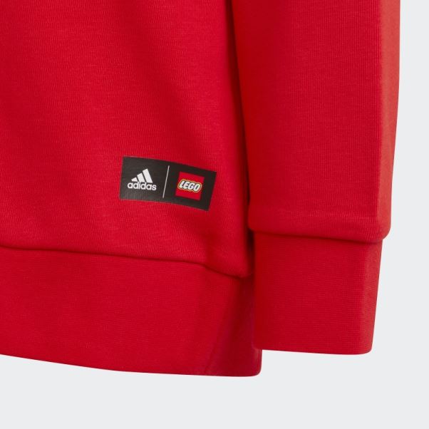 Sweat à Capuche Adidas X Classic Lego Rouge