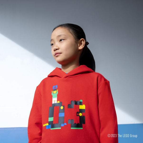 Sweat à Capuche Adidas X Classic Lego Rouge