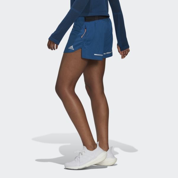Short De Course Adidas X-city Bleu Marine