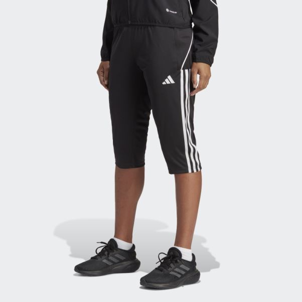 Pantalon Adidas Tiro 23 League 3/4 Noir