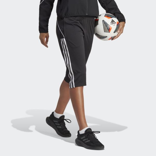 Pantalon Adidas Tiro 23 League 3/4 Noir