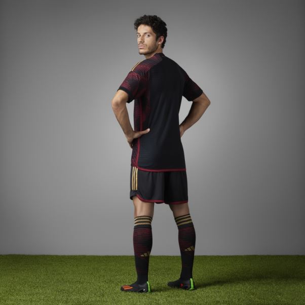 Maillot Allemagne 22 Extérieur Authentique Adidas Noir