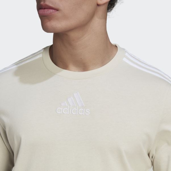 Tee Shirt Essentials Colorblock Adidas Aluminium