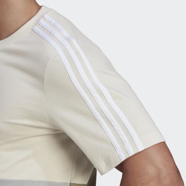 Tee Shirt Essentials Colorblock Adidas Aluminium