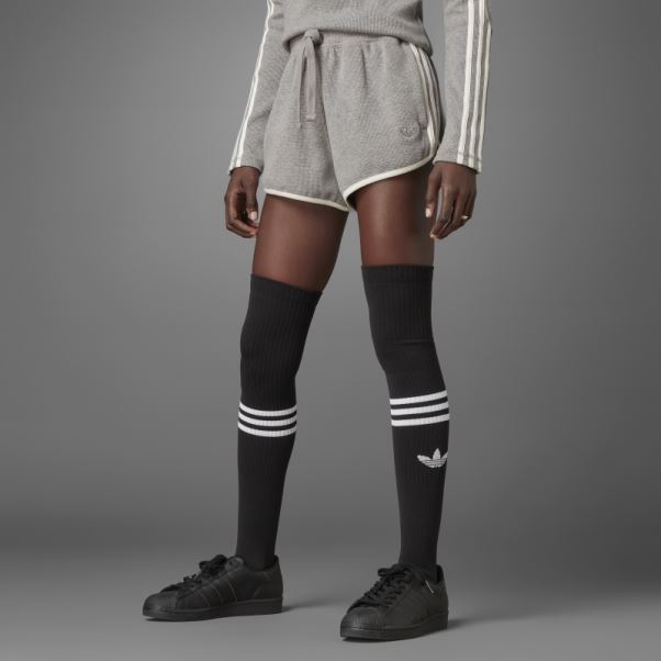 Short Gaufré Adidas Version Bleu Chiné Core