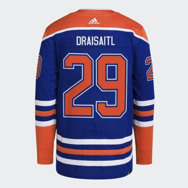 Adidas Royal Oilers Draisaitl Maillot Domicile Authentique