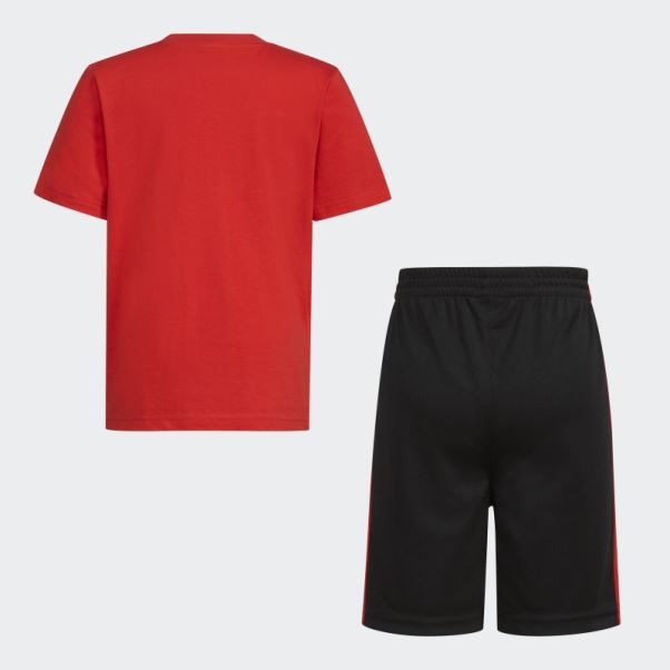 Ensemble T-shirt Et Short Graphique écarlate Adidas