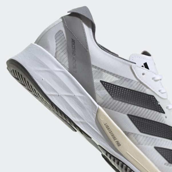 Adizero Adios 7 Chaussures De Course Adidas Blanc