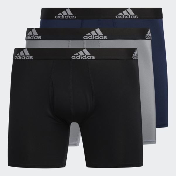 Boxer Performance 3 Paires Adidas Noir