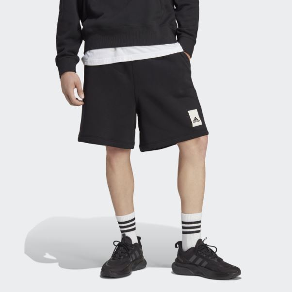 Adidas Short Noir En Molleton