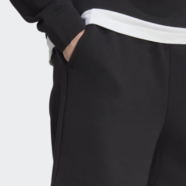 Adidas Short Noir En Molleton