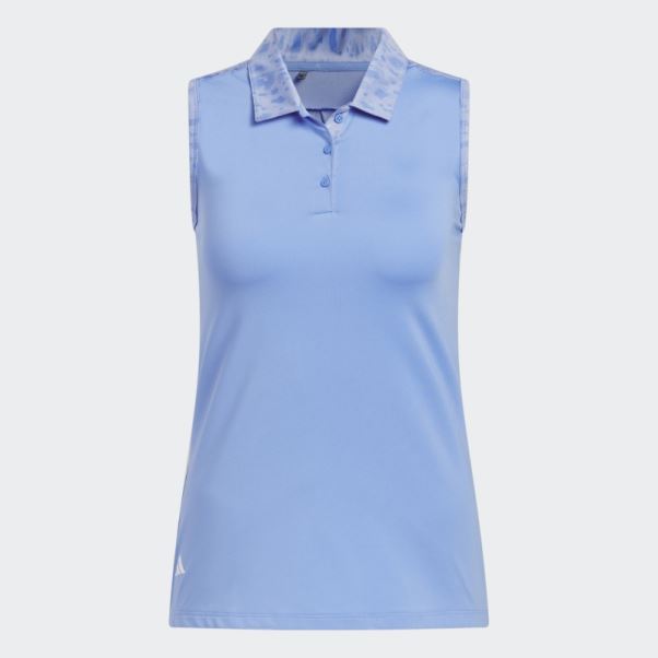 Polo De Golf Sans Manches Ultimate365 Bleu Adidas