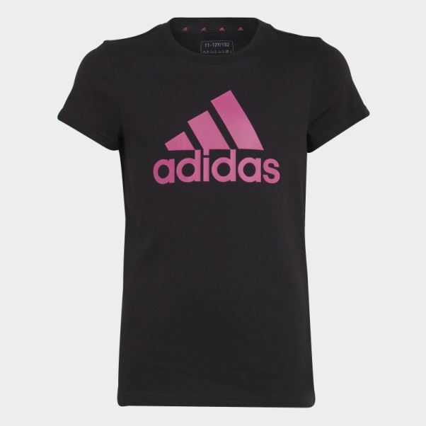 T-shirt En Coton à Gros Logo Essentials Adidas Noir