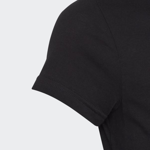 T-shirt En Coton à Gros Logo Essentials Adidas Noir