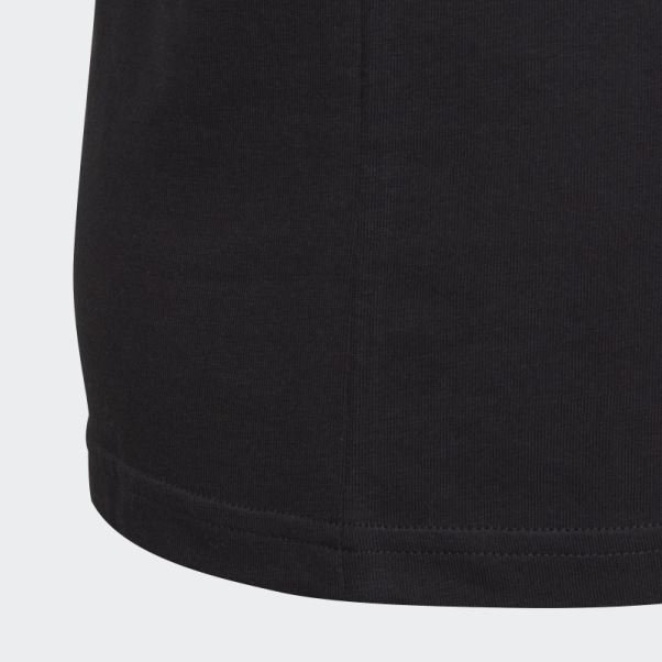 T-shirt En Coton à Gros Logo Essentials Adidas Noir