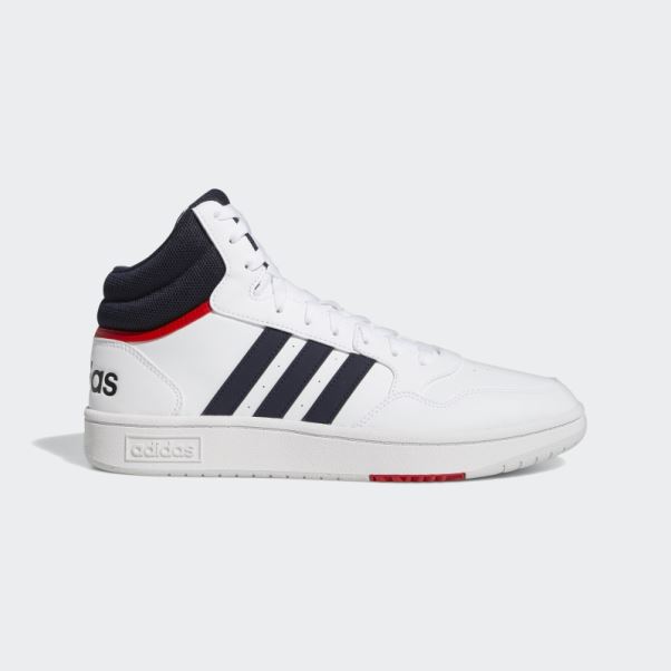 Hoops 3.0 Mid Classic Vintage Chaussures Adidas Blanc