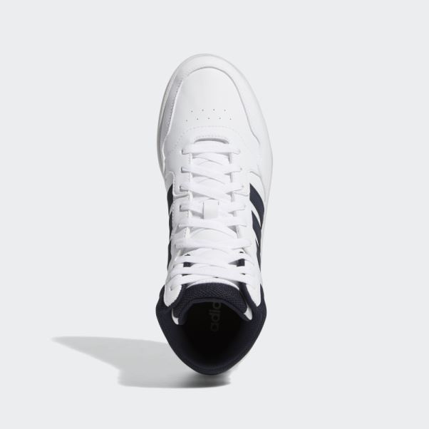 Hoops 3.0 Mid Classic Vintage Chaussures Adidas Blanc
