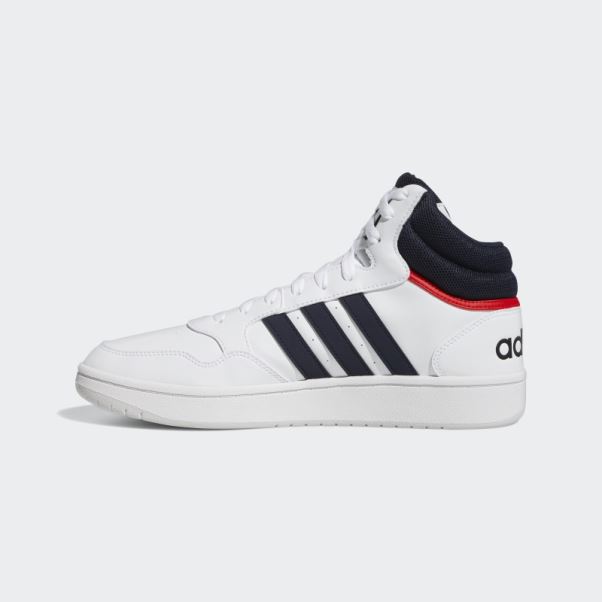 Hoops 3.0 Mid Classic Vintage Chaussures Adidas Blanc