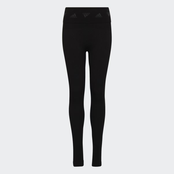 Collant D'entraînement Sans Couture Adidas Aeroknit Noir