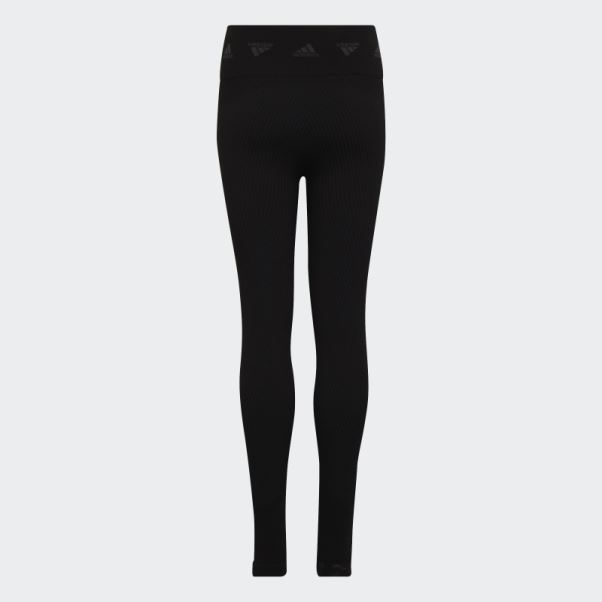 Collant D'entraînement Sans Couture Adidas Aeroknit Noir