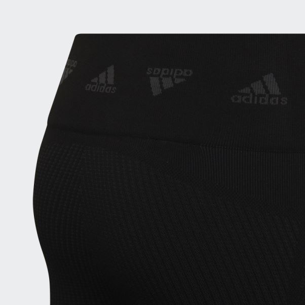 Collant D'entraînement Sans Couture Adidas Aeroknit Noir