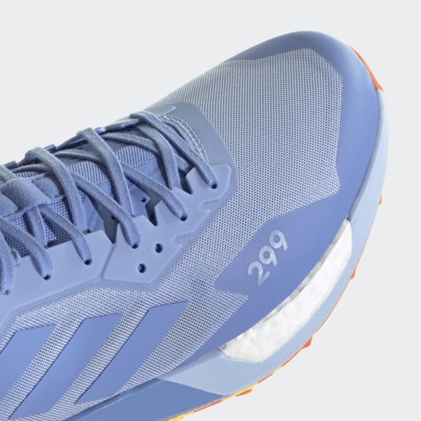 Bleu Aube Adidas Terrex Agravic Ultra Trail Chaussures De Course