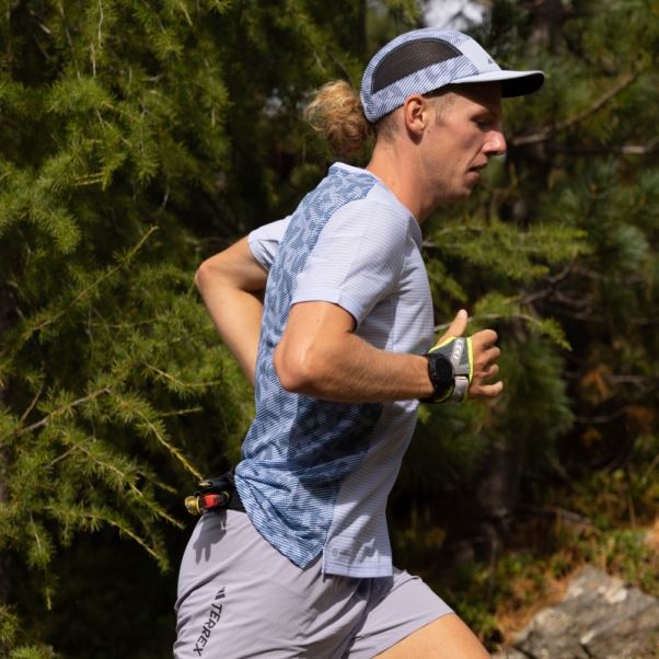 T-shirt De Trail Running Bleu Terrex Agravic Pro Adidas
