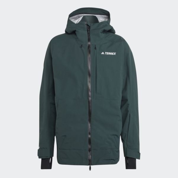 Veste De Neige Post-consommation Terrex 3 Couches Adidas Vert