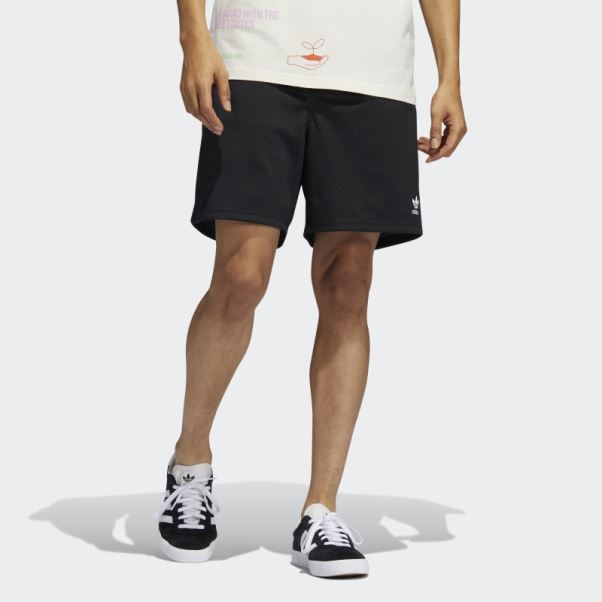 Short En Mesh Adidas Essentials Noir