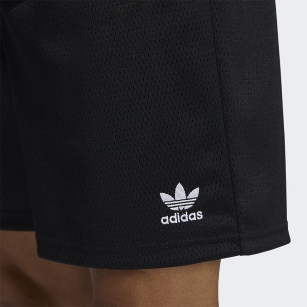 Short En Mesh Adidas Essentials Noir