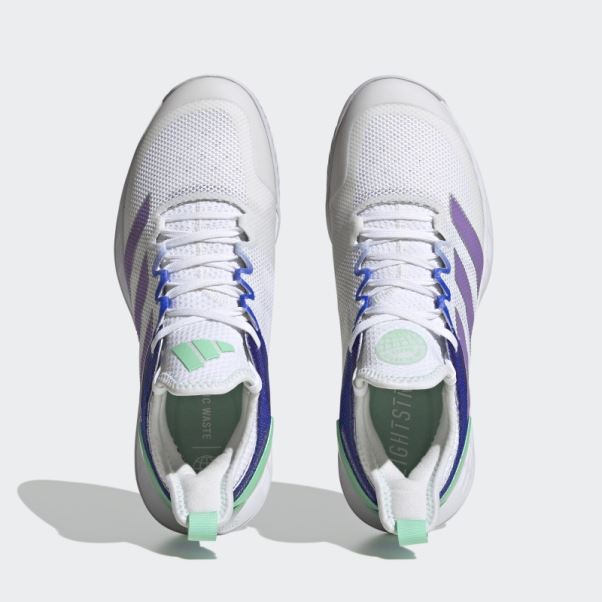 Adidas Adizero Ubersonic 4 Chaussures De Tennis Blanc